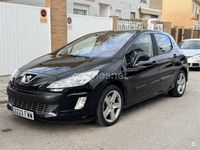 Usado Peugeot 308 Premium 136 CV (100 kW) 2007 Negro Berlina