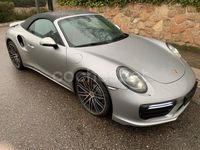 Usado Porsche 911 Turbo S Cabriolet 580 CV (426 kW) 2018 Gris / plata Descapotable