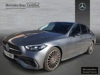 Usado Mercedes C220 AMG line 200 CV (147 kW) 2025 Gris selenita Berlina