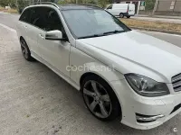 Usado Mercedes C220 Avantgarde 170 CV (125 kW) 2014 Blanco Familiar