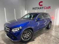 Usado Mercedes GLC220 170 CV (125 kW) 2018 Azul SUV