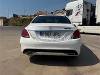 Usado Mercedes C220 AMG line 170 CV (125 kW) 2015 Blanco Berlina