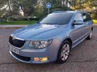 Usado Skoda Superb Ambition 160 CV (117 kW) 2013 Azul Familiar
