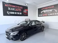 Usado Mercedes CLA200 AMG line 136 CV (100 kW) 2016 Negro Coupe