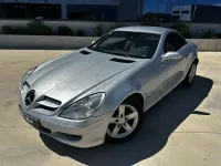 Usado Mercedes SLK200 163 CV (119 kW) 2005 Gris / plata Descapotable