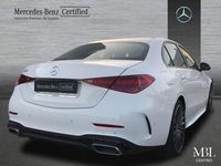 Usado Mercedes C200 AMG line 204 CV (150 kW) 2021 Blanco polar  pintura unicolor Berlina