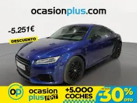 Usado Audi TTS S-Line 230 CV (169 kW) 2017 Azul Coupe