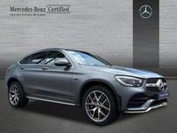 Usado Mercedes GLC300e AMG line 306 CV (225 kW) 2021 Gris selenita