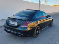 Usado Mercedes C220 AMG line 170 CV (125 kW) 2014 Negro Berlina