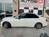 Usado Mercedes C200 Avantgarde 136 CV (100 kW) 2008 Blanco Berlina