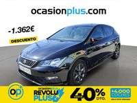 Usado Seat Leon Style 130 CV (95 kW) 2019 Negro