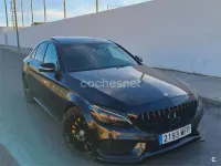 Usado Mercedes C220 AMG line 170 CV (125 kW) 2014 Negro Berlina