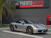 Usado Porsche 718 Boxster S 350 CV (257 kW) 2017 Gris / plata Descapotable