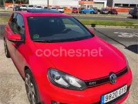 Usado VW Golf VI GTI 210 CV (154 kW) 2010 Rojo Utilitario