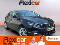 Usado Peugeot 308 Active 131 CV (96 kW) 2021 Negro Utilitario