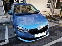 Usado Skoda Fabia Ambition 75 CV (55 kW) 2019 Azul Utilitario