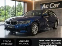 Usado BMW 318 150 CV (110 kW) 2021 Azul Familiar
