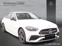 Usado Mercedes C300e AMG line 313 CV (230 kW) 2025 Blanco polar