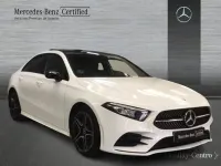 Usado Mercedes A180 AMG line 136 CV (100 kW) 2021 Blanco polar  pintura unicolor Berlina