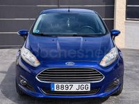 Usado Ford Fiesta Titanium 82 CV (60 kW) 2015 Azul Berlina