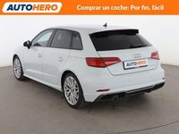Usado Audi A3 S-Line 116 CV (85 kW) 2019 Blanco Berlina