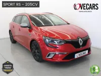 Usado Renault Mégane GrandTour R.S. 205 CV (150 kW) 2017 Granate Familiar