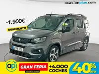 Usado Peugeot Rifter GT-line 131 CV (96 kW) 2018 Gris Monovolumen