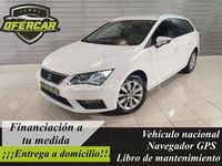 Usado Seat Leon Style 115 CV (84 kW) 2018 Blanco Familiar