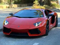Usado Lamborghini Aventador 700 CV (514 kW) 2012 Naranja Coupe