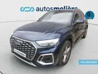 Usado Audi Q5 S-Line 299 CV (219 kW) 2021 Azul SUV
