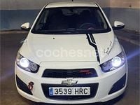 Usado Chevrolet Aveo LT 100 CV (73 kW) 2015 Blanco Berlina