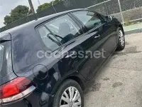 Usado VW Golf VI 105 CV (77 kW) 2010 Negro Utilitario