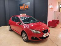 Usado Seat Ibiza Reference 80 CV (58 kW) 2009 Rojo Berlina