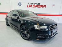 Usado Audi A5 S-Line 170 CV (125 kW) 2014 Negro Utilitario
