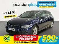 Usado VW Golf VII Life 150 CV (110 kW) 2020 Azul