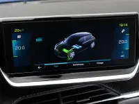 Usado Peugeot e-208 Allure 100 kW (136 CV) 2021 Blanco Utilitario