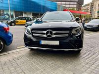 Usado Mercedes GLC250 AMG line 204 CV (150 kW) 2016 Negro SUV
