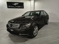 Usado Mercedes C200 Avantgarde 136 CV (100 kW) 2012 Negro Berlina
