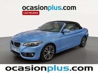 Usado BMW 218 136 CV (100 kW) 2019 Azul Descapotable