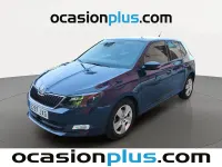 Usado Skoda Fabia 75 CV (55 kW) 2017 Azul Utilitario