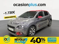 Usado Citroën C3 Feel 82 CV (60 kW) 2018 Gris Utilitario