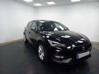Usado Seat Leon FR 150 CV (110 kW) 2021 Negro Berlina