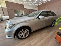 Usado Mercedes C200 Avantgarde 136 CV (100 kW) 2014 Gris / plata Familiar