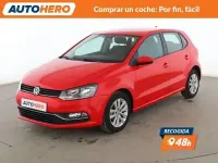 Usado VW Polo Advance 90 CV (66 kW) 2017 Rojo Berlina