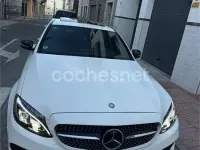 Usado Mercedes C220 AMG line 170 CV (125 kW) 2014 Blanco Berlina