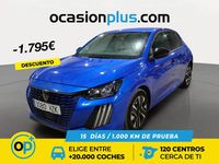 Usado Peugeot 208 Allure 100 CV (73 kW) 2025 Azul Utilitario