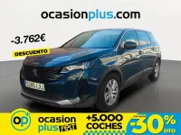 Usado Peugeot 5008 Active 130 CV (95 kW) 2022 Azul SUV