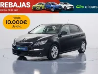 Usado Peugeot 308 Style 110 CV (80 kW) 2017 Negro Utilitario