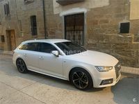 Usado Audi A4 S-Line 150 CV (110 kW) 2017 Blanco Familiar