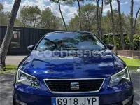 Usado Seat Leon Style 110 CV (80 kW) 2017 Azul Berlina